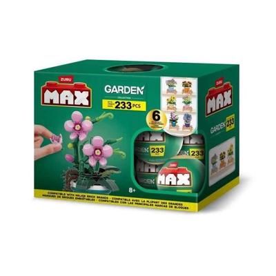 Bouwset - ZURU - Tuinpotplanten - Maximaal 233 stuks - 6 designs - Pot en standaard inbegrepen