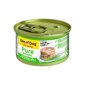 GimDog Pure Delight - Kip met Lam - 12 x 85 gram