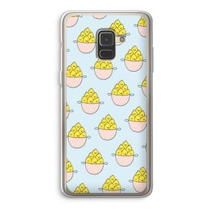 Citroenen: Samsung Galaxy A8 (2018) Transparant Hoesje