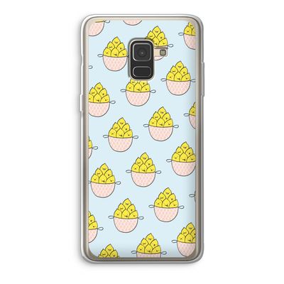 Citroenen: Samsung Galaxy A8 (2018) Transparant Hoesje