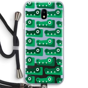 Crocs: Samsung Galaxy J3 (2017) Transparant Hoesje met koord