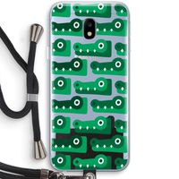Crocs: Samsung Galaxy J3 (2017) Transparant Hoesje met koord