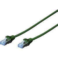 Digitus DK-1531-010/G RJ45 Netwerkkabel, patchkabel CAT 5e SF/UTP 1.00 m Groen 1 stuk(s)