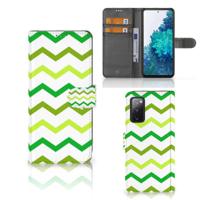 Samsung Galaxy S20 FE | Telefoon Hoesje | Zigzag Groen