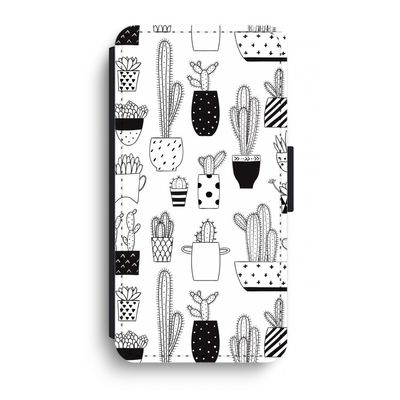 Cactusmotief: iPhone XR Flip Hoesje