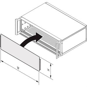 nVent SCHROFF 34571614 Frontpaneel 1 stuk(s)