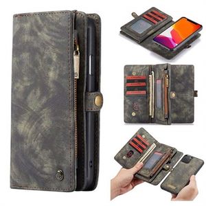 CaseMe 2-in-1 Multifunctionele iPhone 11 Pro Wallet Case - Grijs