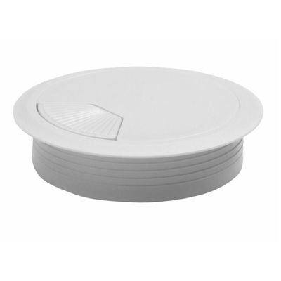 AMIG Kabeldoorvoer - kunststof dop met opening - Dia 60 mm x H20 mm - wit