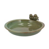 Daan kromhout Bird bowl - medium - vogelbad - groen - schaal vogels