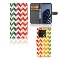 OnePlus 10 Pro Telefoon Hoesje Zigzag Multi Color - thumbnail