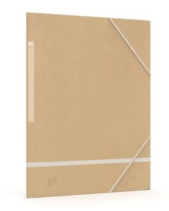 Oxford Touareg elastomap, uit karton, ft A4, naturel