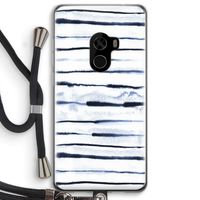 Ink Stripes: Xiaomi Mi Mix 2 Transparant Hoesje met koord