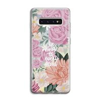Kindness matters: Samsung Galaxy S10 4G Transparant Hoesje
