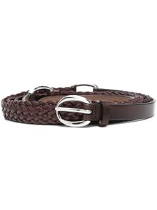 Orciani ceinture en cuir à boucle - Marron