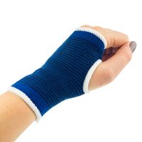 MARBEAUX Pols brace - 2 Stuks - Rechts en links - Blauw - Polsbandage - Polssteun - thumbnail