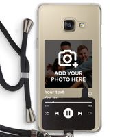 Music Player: Samsung Galaxy A3 (2016) Transparant Hoesje met koord