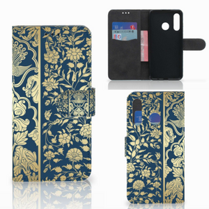 Huawei P30 Lite (2020) Hoesje Beige Flowers