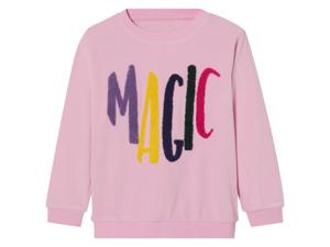 lupilu Baby fleece trui (122/128, Lichtroze)