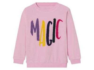 lupilu Baby fleece trui (122/128, Lichtroze)