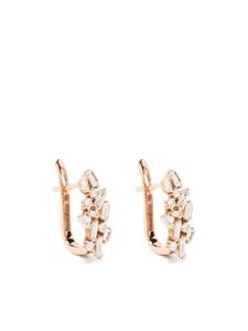 Suzanne Kalan boucles d'oreilles en or rose 18ct ornées de diamants