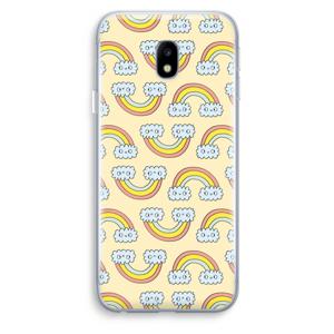 Regenboog: Samsung Galaxy J3 (2017) Transparant Hoesje