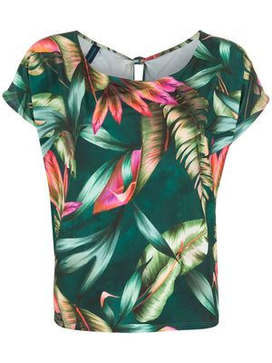 Lygia & Nanny t-shirt Sima à imprimé végétal - Vert