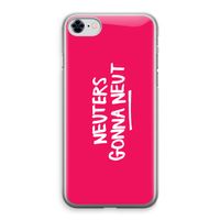 Neuters (roze): iPhone 8 Transparant Hoesje