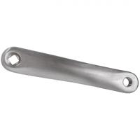Crank aluminium 170 mm links zilver - thumbnail