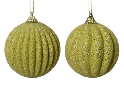 Kerstbal foam d8 cm pistache a2 kerst - Decoris