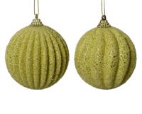 Kerstbal foam d8 cm pistache a2 kerst - Decoris