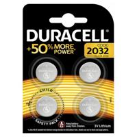Duracell CR-2032 Lithium-Knoopcelbatterijen 3V 4 Stuks - thumbnail