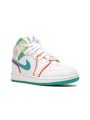Jordan Kids "baskets montantes Jordan 1 ""Multi Knit" - Blanc
