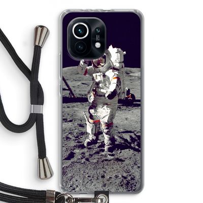 Spaceman: Xiaomi Mi 11 Transparant Hoesje met koord