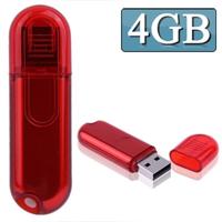 4GB USB Flash-schijf (rood)