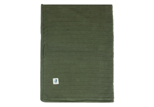 Deken Wieg Velvet Pure Knit - Leaf Green - GOTS