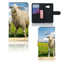 Samsung Galaxy A3 2017 | Telefoonhoesje | Met pasjeshouder | Schaap en Lammetje Samsung Galaxy A3 2017 | Telefoonhoesje | Met pasjeshouder | Schaap en Lammetje