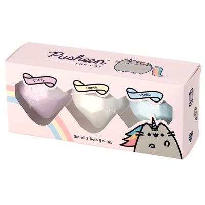 Beauty Cadeauset van 3 Pusheen de Kat Bruisballen Fruitig