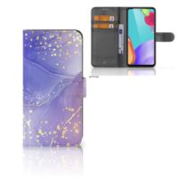 Hoesje voor Samsung Galaxy A52 Watercolor Paars