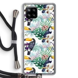 Tukans: Samsung Galaxy A42 5G Transparant Hoesje met koord