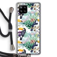 Tukans: Samsung Galaxy A42 5G Transparant Hoesje met koord