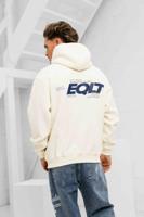 Equalité EQLT Hoodie Heren Gebroken Wit - Maat XS - Kleur: DonkerblauwGebroken Wit | Soccerfanshop