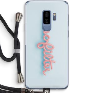 #nofilter: Samsung Galaxy S9 Plus Transparant Hoesje met koord