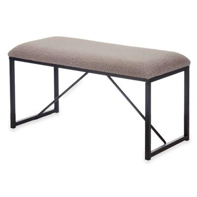 Bank Gift Decor TR23063-4 TR23063-4 Bruin Metaal Stof 81 x 42 x 38 cm
