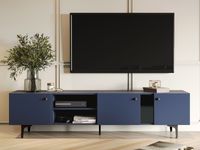 Tv-meubel COLORUS 200 cm blauw - thumbnail
