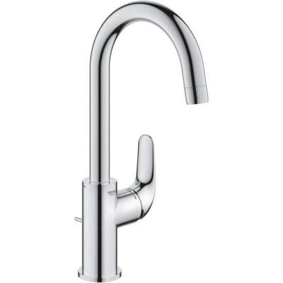 Eéngreeps wastafelmengkraan - GROHE Swift - 24330001 - Chroom - Maat L - Hoge uitloop - Waterbesparend
