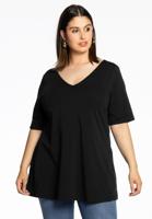 Yoek Tuniek V flare | Zwart | Maat 54/56 Yoek Tuniek V flare | Zwart | Maat 54/56