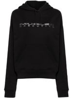 Mugler hoodie à logo - Noir - thumbnail