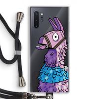 Lama: Samsung Galaxy Note 10 Plus Transparant Hoesje met koord
