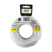 Kabel EDM 28059 Wit 2 x 0,75 mm 25 m
