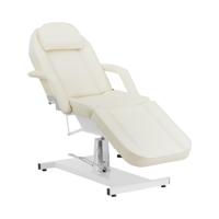 Cosmetische behandelstoel - 180 x 58 x 66 - 76 cm - 200 kg - crèmekleur